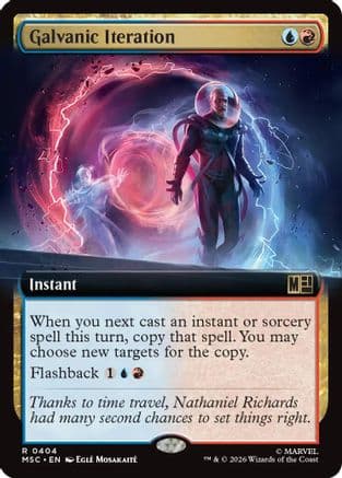 Galvanic Iteration (Extended Art) |  Foil (404) [Commander: Marvel Super Heroes]