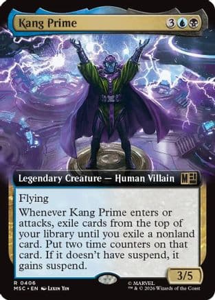 Kang Prime (Extended Art) |  (406) [Commander: Marvel Super Heroes]