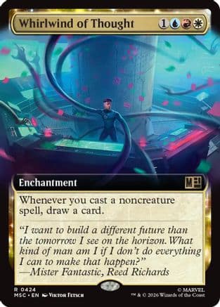 Whirlwind of Thought (Extended Art) |  (424) [Commander: Marvel Super Heroes]