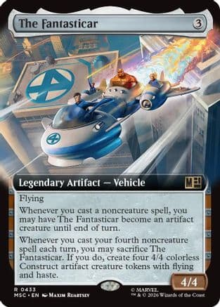 The Fantasticar (Extended Art) |  (433) [Commander: Marvel Super Heroes]