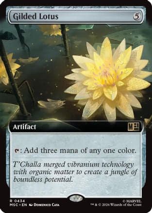 Gilded Lotus (Extended Art) |  (434) [Commander: Marvel Super Heroes]