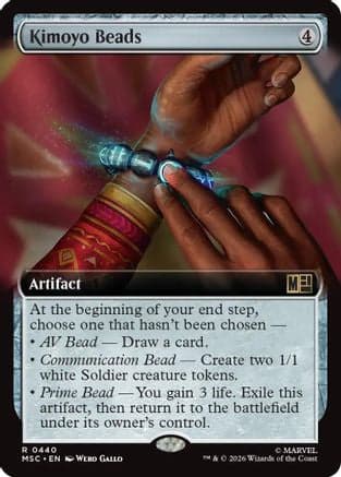 Kimoyo Beads (Extended Art) |  (440) [Commander: Marvel Super Heroes]
