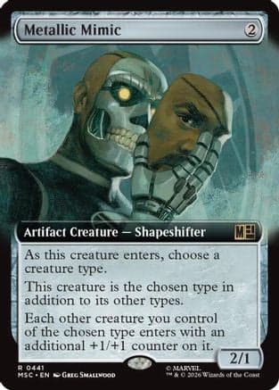 Metallic Mimic (Extended Art) |  (441) [Commander: Marvel Super Heroes]