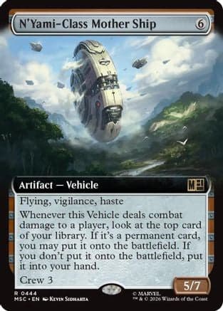 N'Yami-Class Mother Ship (Extended Art) |  (444) [Commander: Marvel Super Heroes]