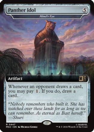 Panther Idol - Mind's Eye (Extended Art) |  (447) [Commander: Marvel Super Heroes]