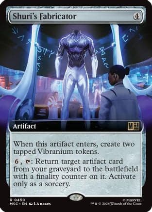 Shuri's Fabricator (Extended Art) |  (450) [Commander: Marvel Super Heroes]