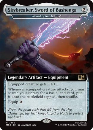 Skybreaker, Sword of Bashenga - Sword of the Animist (Extended Art) |  (452) [Commander: Marvel Super Heroes]