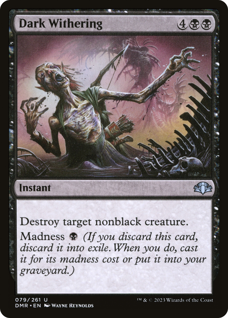 Dark Withering [Dominaria Remastered] Foil