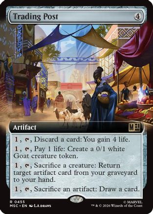 Trading Post (Extended Art) |  (455) [Commander: Marvel Super Heroes]