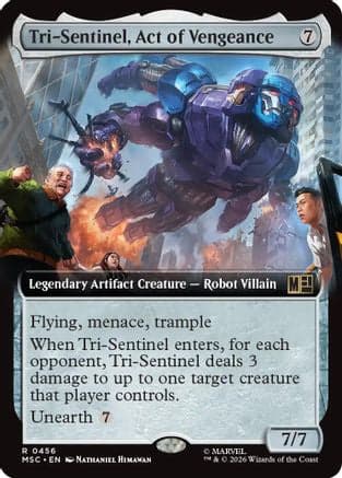 Tri-Sentinel, Act of Vengeance (Extended Art) |  (456) [Commander: Marvel Super Heroes]