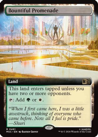 Bountiful Promenade (Extended Art) |  (461) [Commander: Marvel Super Heroes]