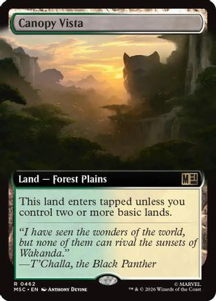 Canopy Vista (Extended Art) |  (462) [Commander: Marvel Super Heroes]