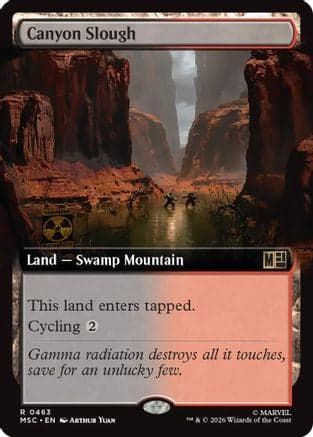 Canyon Slough (Extended Art) |  (463) [Commander: Marvel Super Heroes]