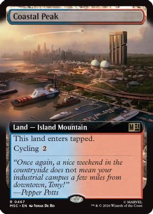 Coastal Peak (Extended Art) |  (467) [Commander: Marvel Super Heroes]
