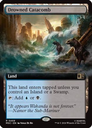 Drowned Catacomb (Extended Art) |  (469) [Commander: Marvel Super Heroes]