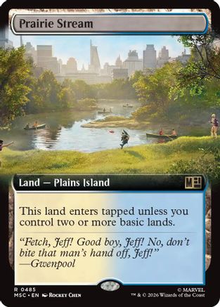 Prairie Stream (Extended Art) |  Foil (485) [Commander: Marvel Super Heroes]