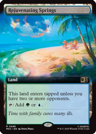 Rejuvenating Springs (Extended Art) |  Foil (488) [Commander: Marvel Super Heroes]