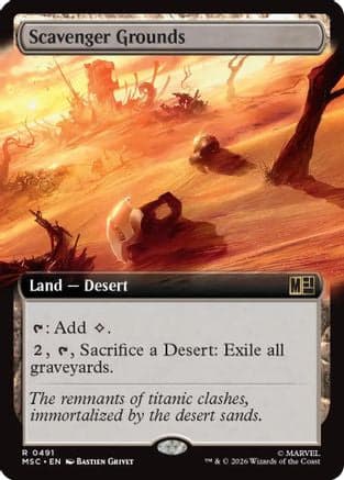 Scavenger Grounds (Extended Art) |  (491) [Commander: Marvel Super Heroes]