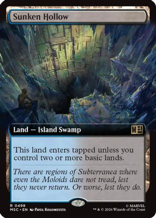 Sunken Hollow (Extended Art) |  (498) [Commander: Marvel Super Heroes]