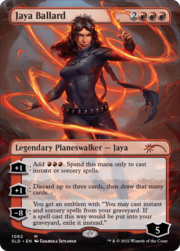 Jaya Ballard (Borderless) [Secret Lair Drop Series] Foil