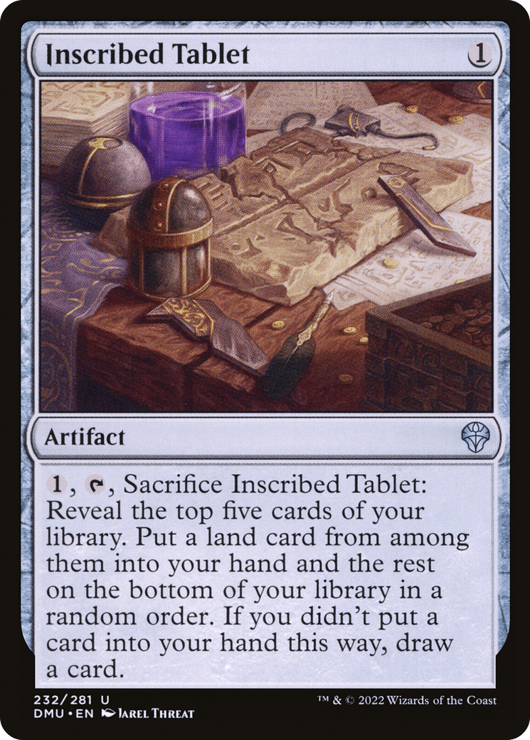 Inscribed Tablet [Dominaria United] Foil