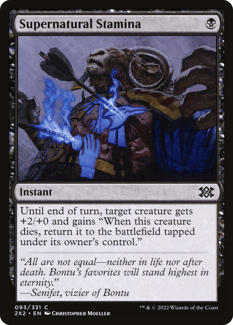Supernatural Stamina [Double Masters 2022] Foil