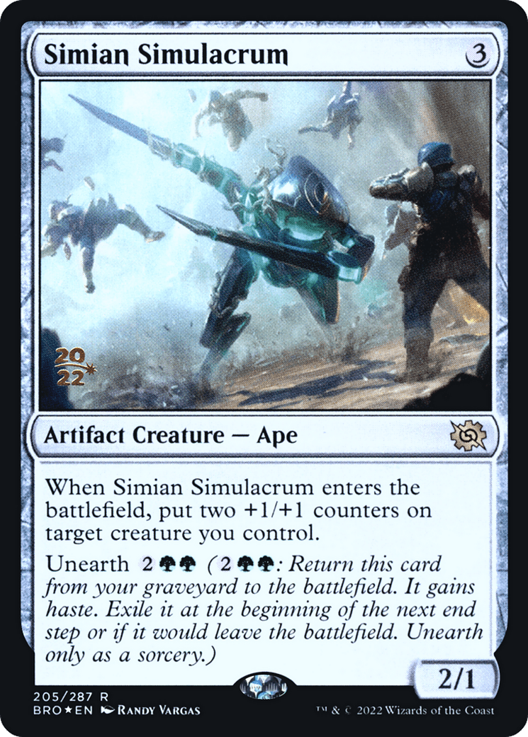 Simian Simulacrum [The Brothers' War Prerelease Promos]