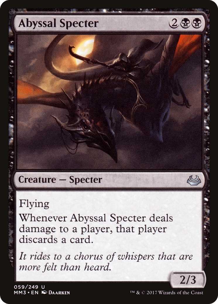 Abyssal Specter [Modern Masters 2017] Foil