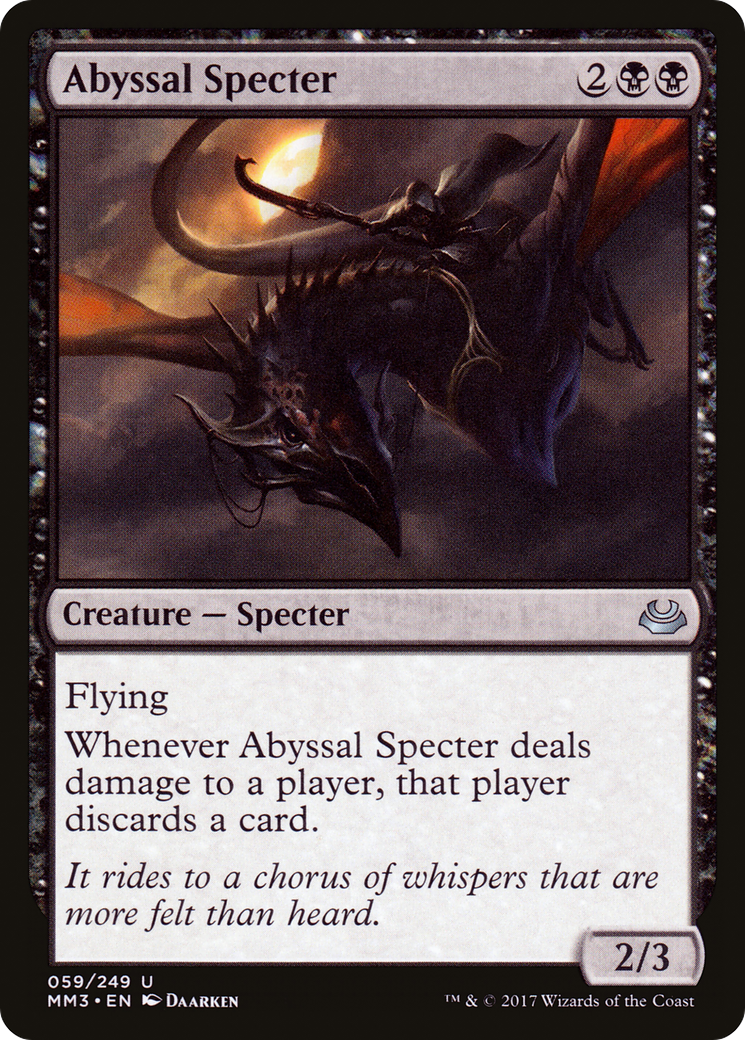 Abyssal Specter [Modern Masters 2017] Foil