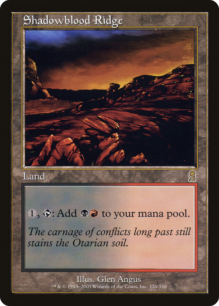 Shadowblood Ridge [Odyssey] Foil