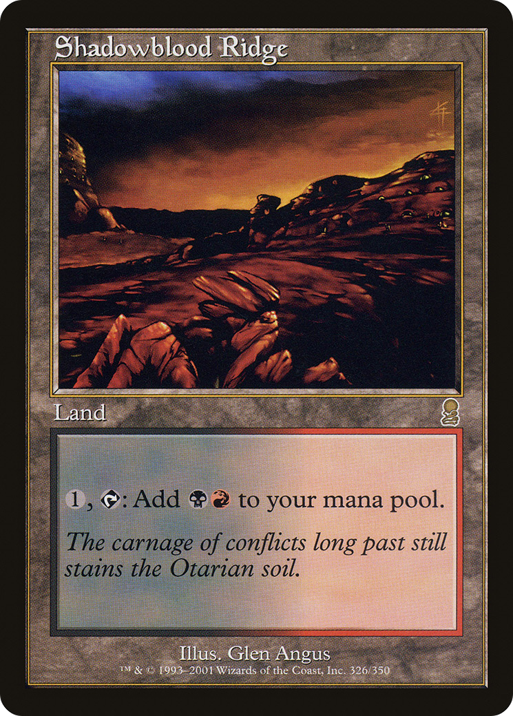 Shadowblood Ridge [Odyssey] Foil