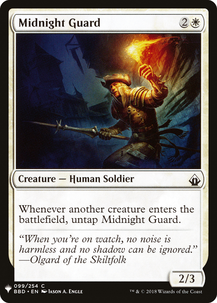 Midnight Guard |  (BBD-99) [The List]
