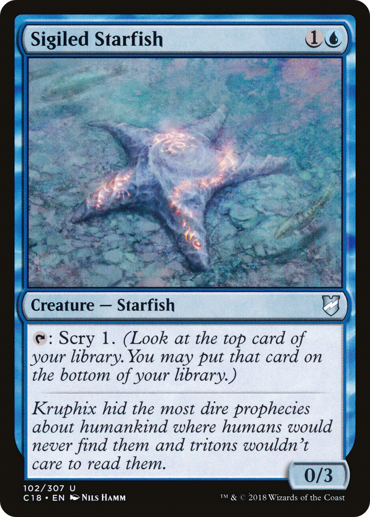 Sigiled Starfish [Commander 2018]
