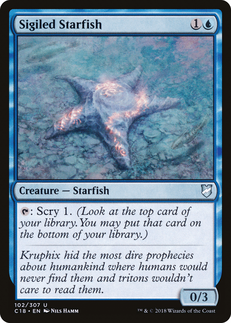 Sigiled Starfish [Commander 2018]