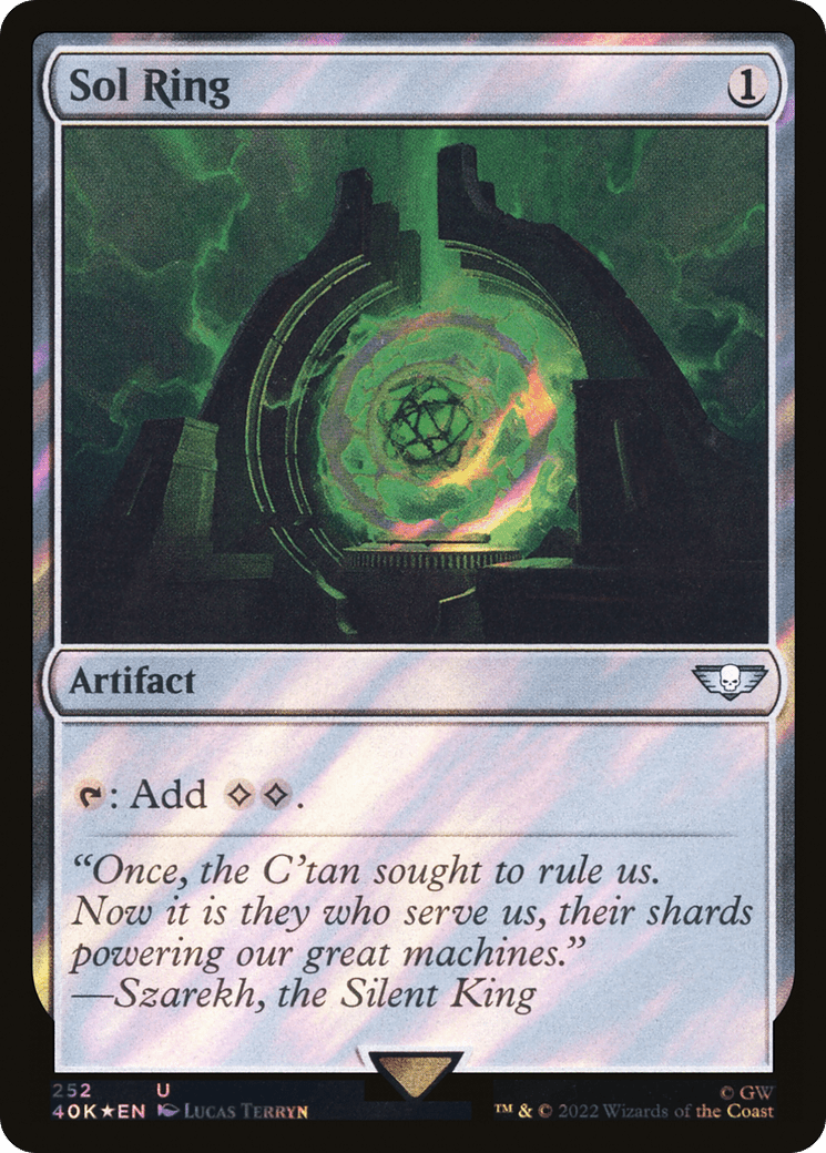 Sol Ring (252) (Surge Foil) [Warhammer 40,000]