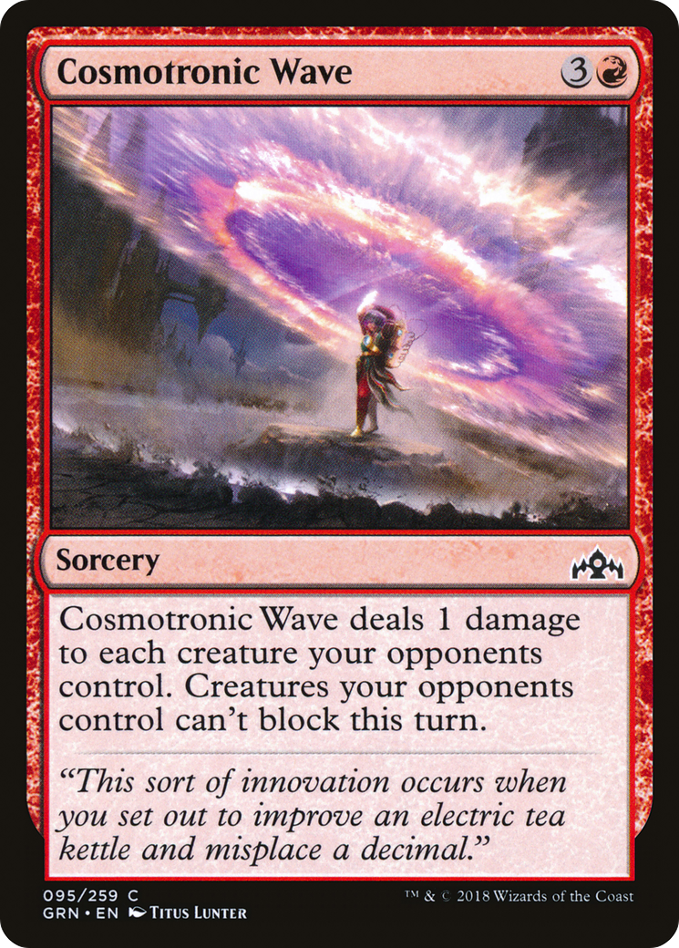 Cosmotronic Wave [Guilds of Ravnica] Foil