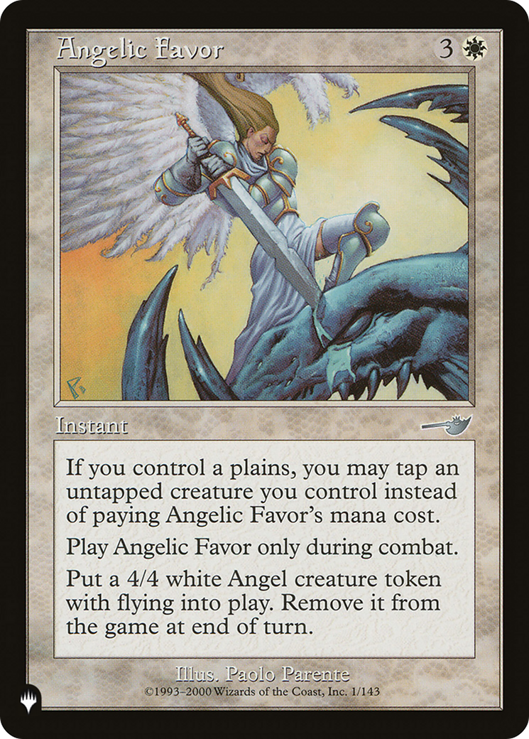 Angelic Favor |  (NEM-1) [The List]