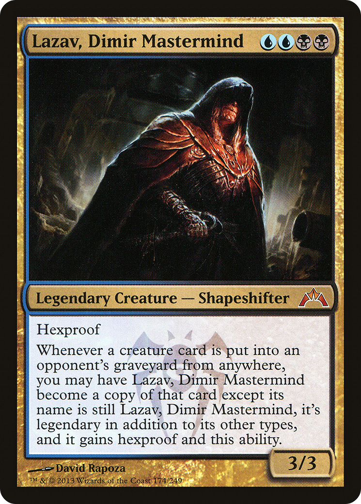 Lazav, Dimir Mastermind [Gatecrash] Foil
