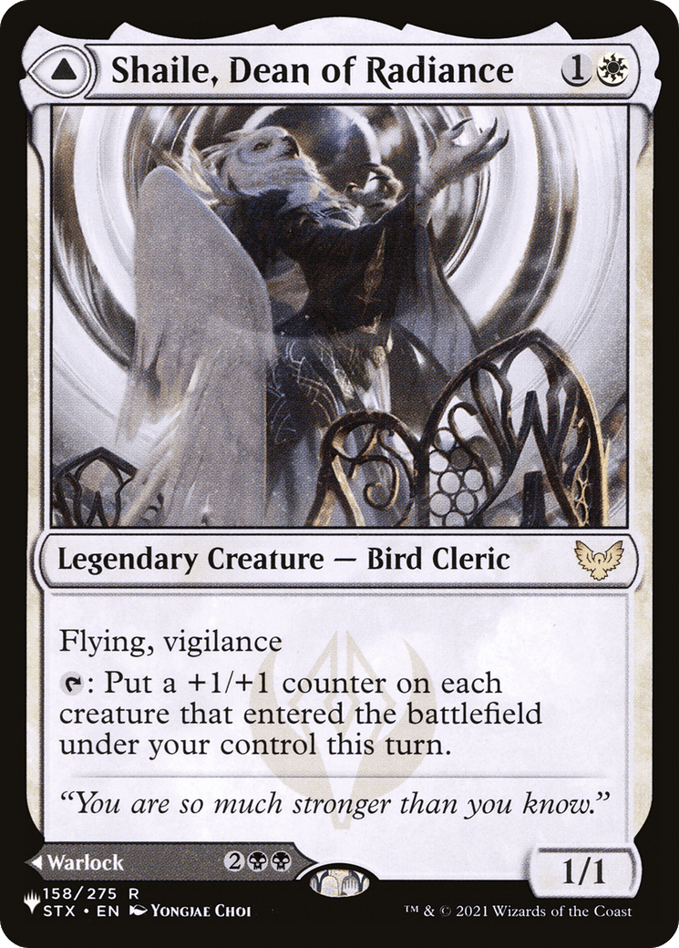 Shaile, Dean of Radiance // Embrose, Dean of Shadow |  (STX-158) [The List]