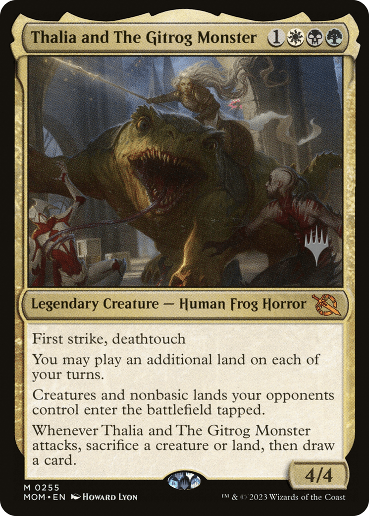 Thalia and The Gitrog Monster (Promo Pack) [March of the Machine Promos] Foil