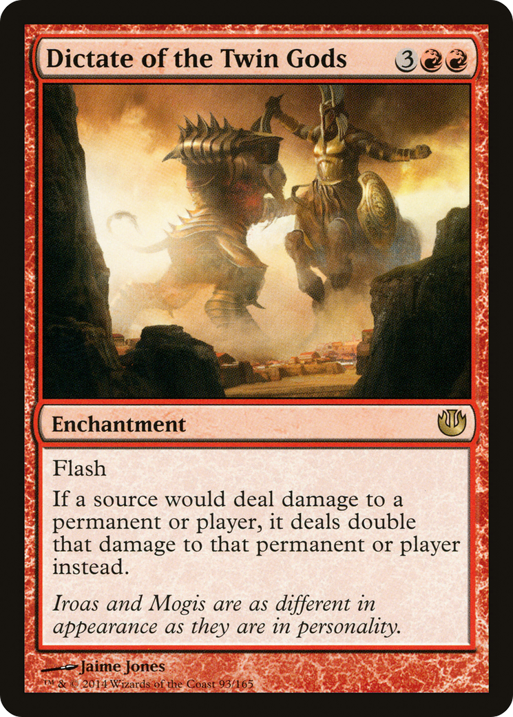 Dictate of the Twin Gods [Journey into Nyx] Foil
