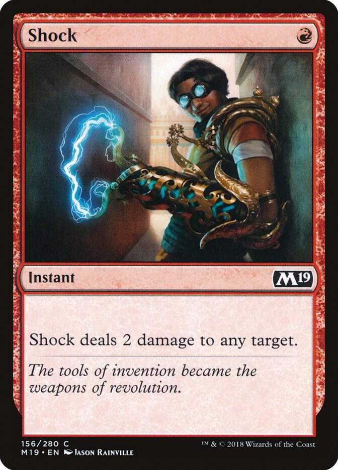 Shock 156/280 (Core Set 2019)  - Foil