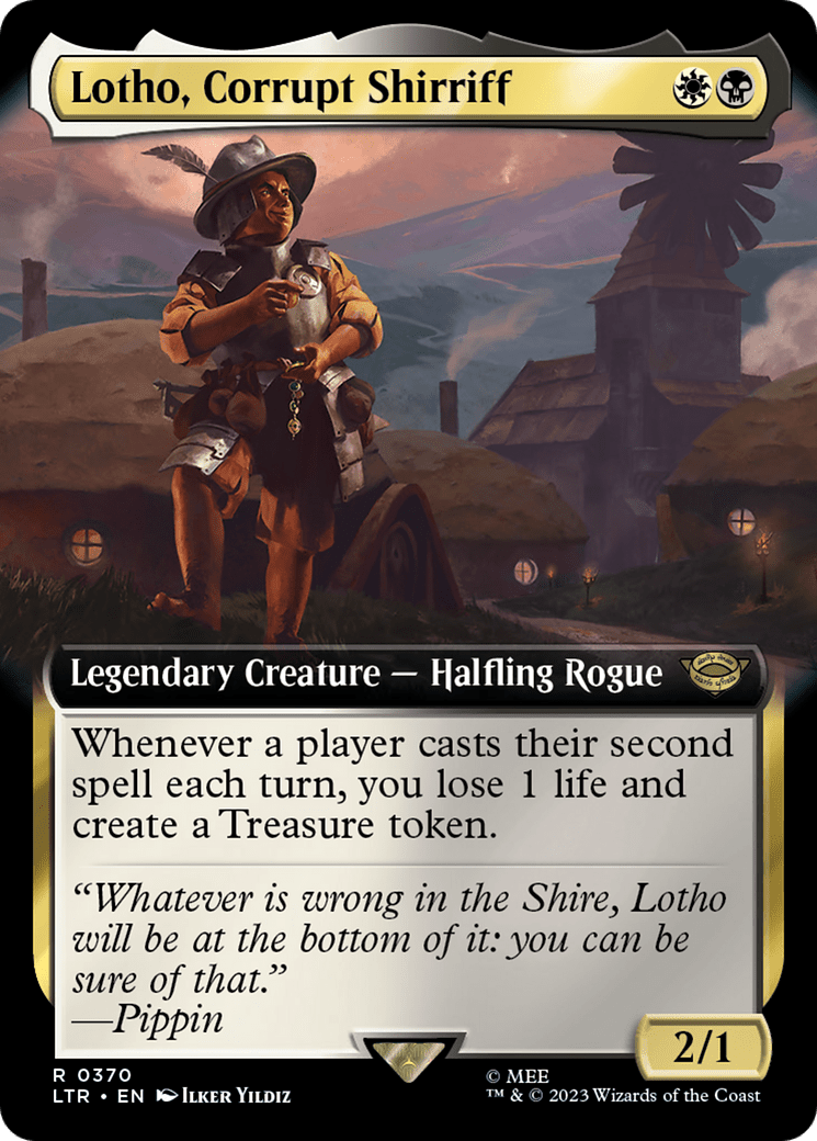 Lotho, Corrupt Shirriff (Extended Art) [The Lord of the Rings: Tales of Middle-Earth] Foil
