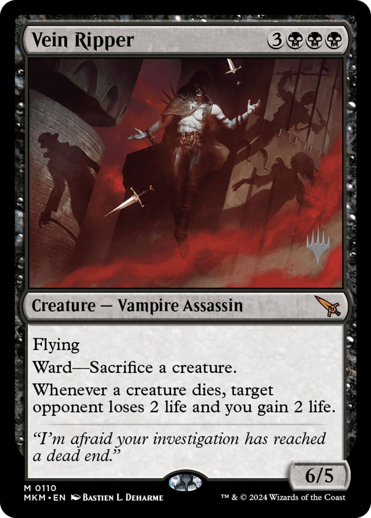 Vein Ripper (Promo Pack) [Murders at Karlov Manor Promos] Foil