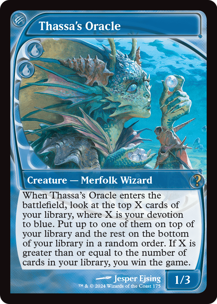 Thassa's Oracle (Future Sight) [Mystery Booster 2] Foil