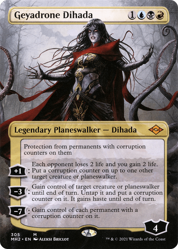 Geyadrone Dihada (Borderless) [Modern Horizons 2] Foil