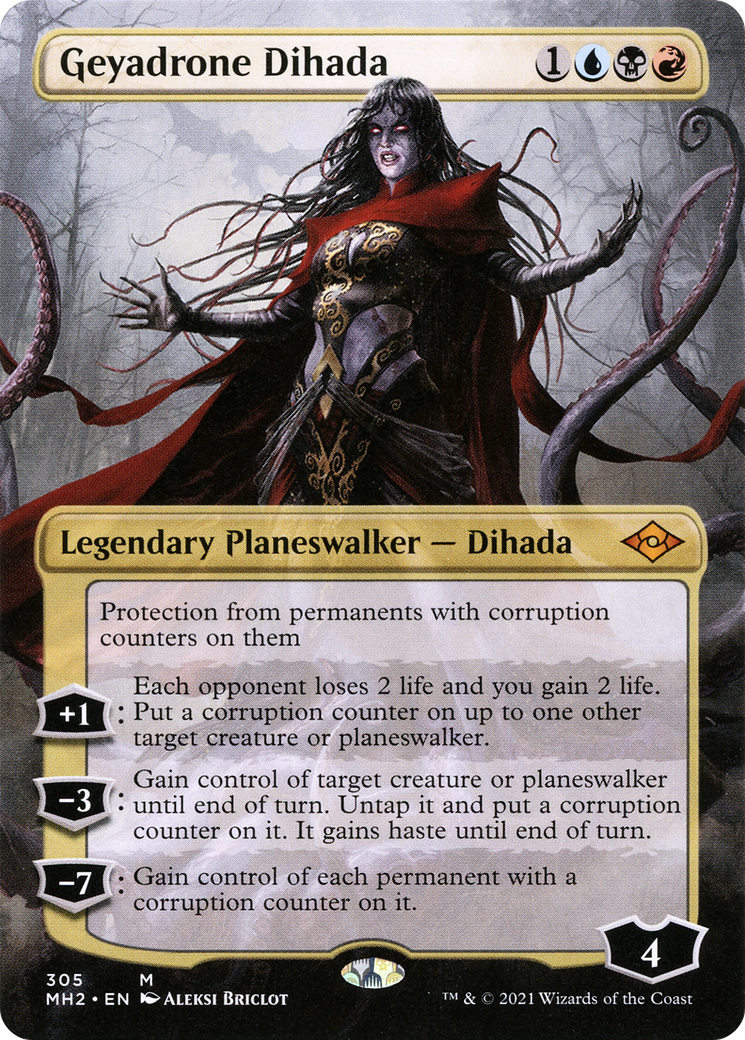 Geyadrone Dihada (Borderless) [Modern Horizons 2] Foil