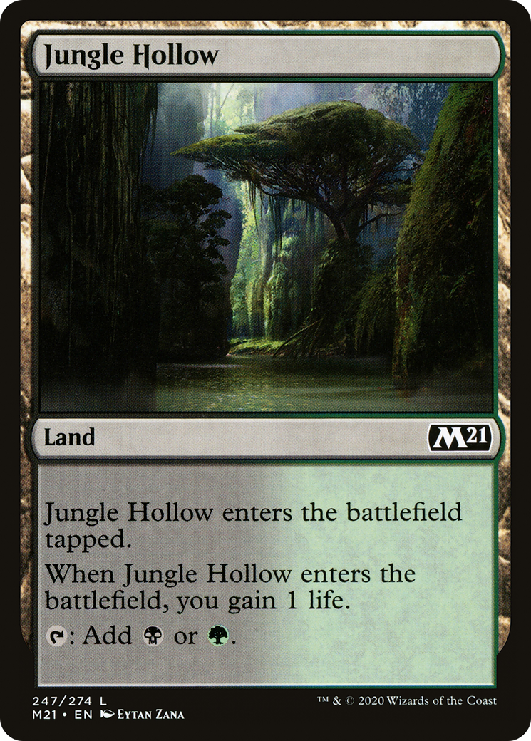 Jungle Hollow [Core Set 2021] Foil