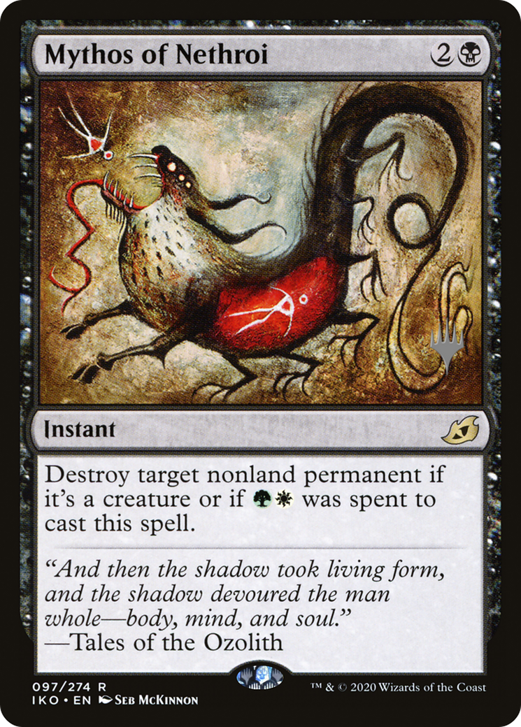 Mythos of Nethroi (Promo Pack) [Ikoria: Lair of Behemoths Promos] Foil