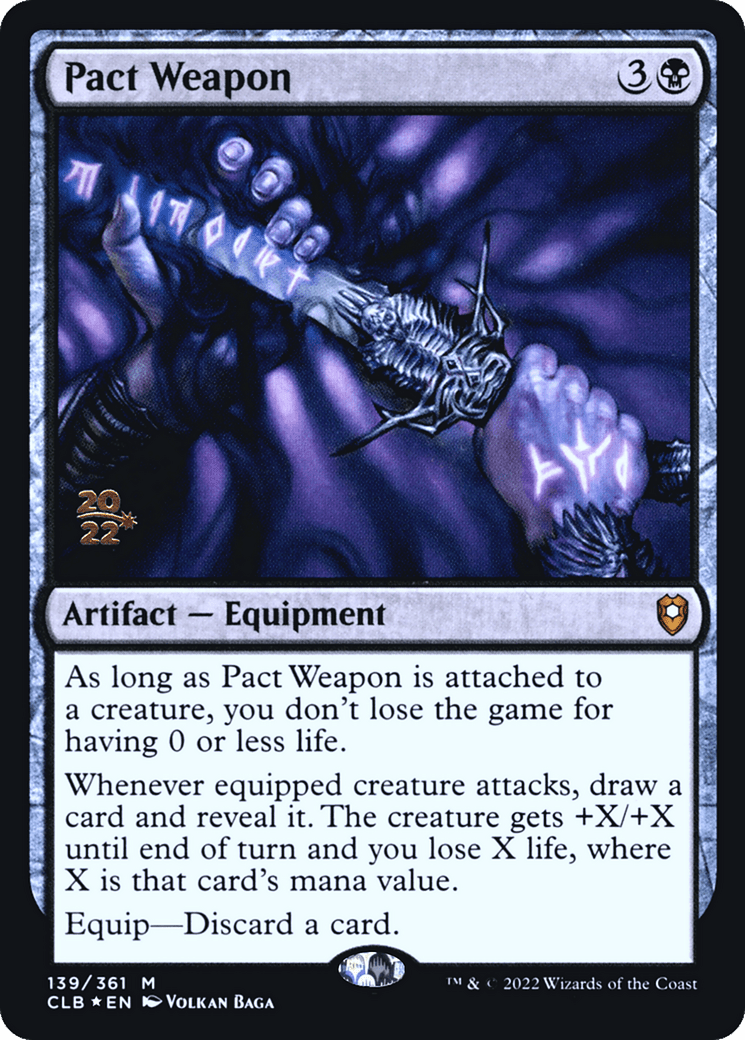 Pact Weapon [Commander Legends: Battle for Baldur's Gate Prerelease Promos]
